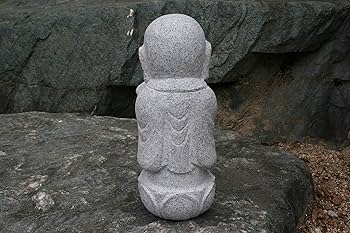 砂岩の蓮華付きお地蔵さん御影石 砂岩の蓮華付きお地蔵さん御影石